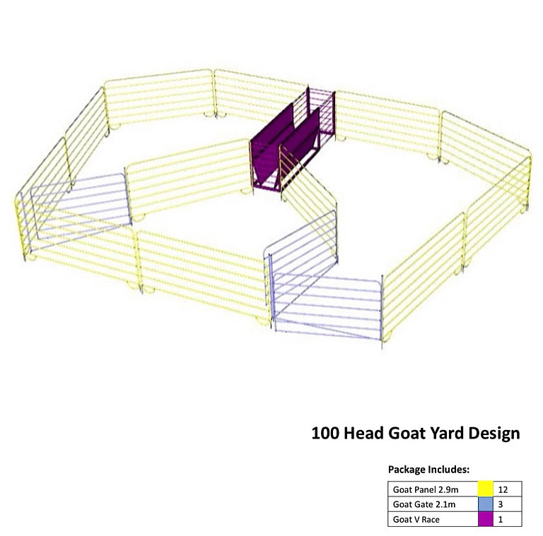 100 Head Goat Yard Design
