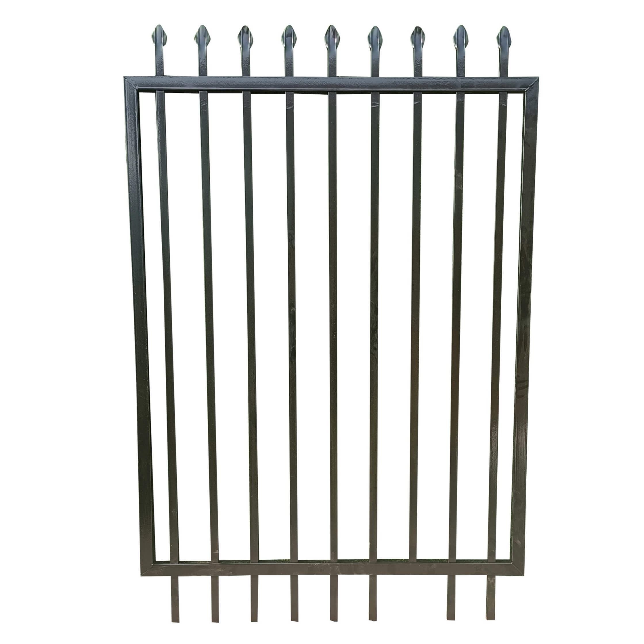 2.1m high x 1.21m wide security fence gate